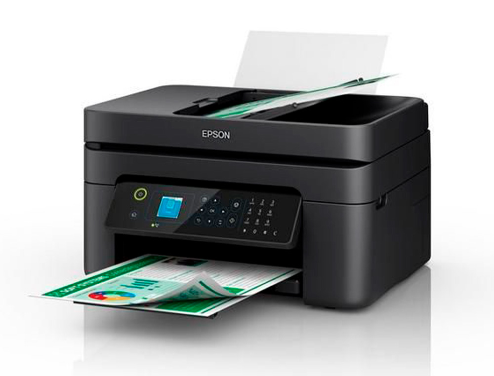 MULTIFUNCOES EPSON WORK FORCE WF-2930DWF WIFI TINTA 10 PPM BANDEJA 100 FOLHAS SCANNER COPIADORA