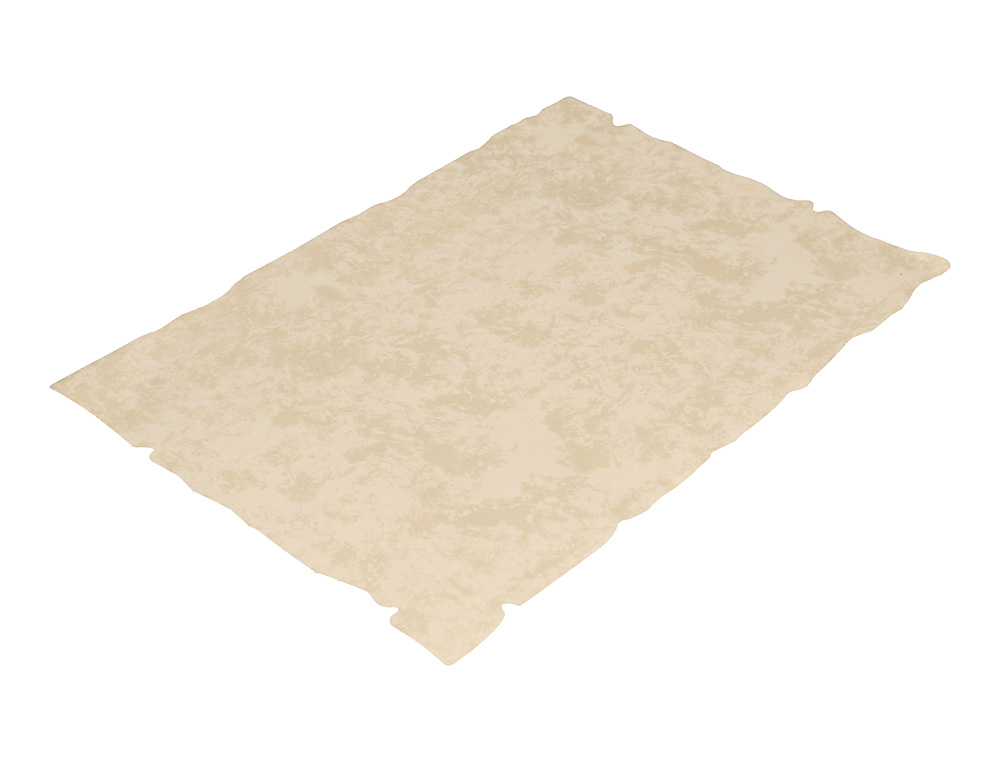PAPEL PERGAMINHO LIDERPAPEL DIN A4 COM REBORDO 180G/M2 COR CREME EMBALAGEM DE 50 FOLHAS