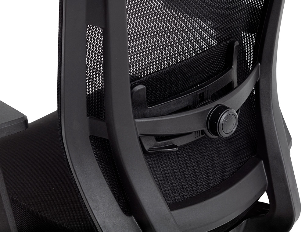 CADEIRA GIRATORIA Q-CONNECT ERGONOMICA ENCOSTO ALTO E APOIO DE CABECA AJUSTAVEL EM ALTURA 1180+100X630X625 MM COR PRETO