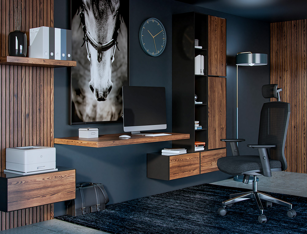 CADEIRA GIRATORIA Q-CONNECT ERGONOMICA ENCOSTO ALTO E APOIO DE CABECA AJUSTAVEL EM ALTURA 1180+100X630X625 MM COR PRETO