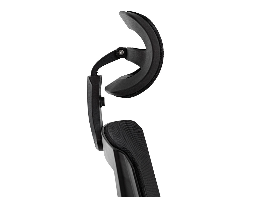 CADEIRA GIRATORIA Q-CONNECT ERGONOMICA ENCOSTO ALTO E APOIO DE CABECA AJUSTAVEL EM ALTURA 1180+100X630X625 MM COR PRETO