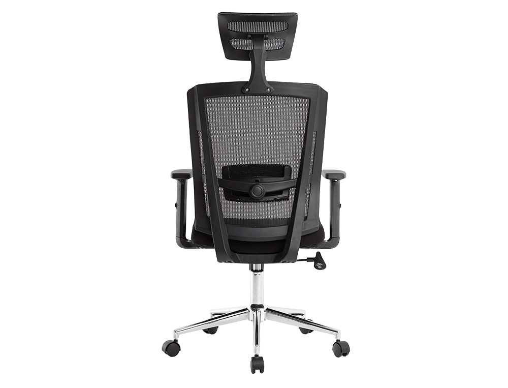 CADEIRA GIRATORIA Q-CONNECT ERGONOMICA ENCOSTO ALTO E APOIO DE CABECA AJUSTAVEL EM ALTURA 1180+100X630X625 MM COR PRETO