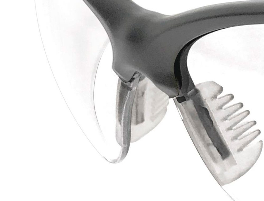 OCULOS DE PROTECAO DELTAPLUS POLICARBONATO INCOLOR DESIGN DESPORTIVO AV-AR UV400