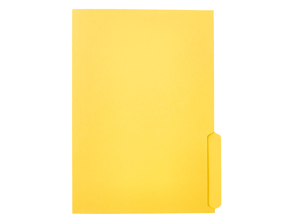 CLASSIFICADOR CARTOLINA LIDERPAPEL A4 PESTANA SUPERIOR 240G/M2 AMARELO