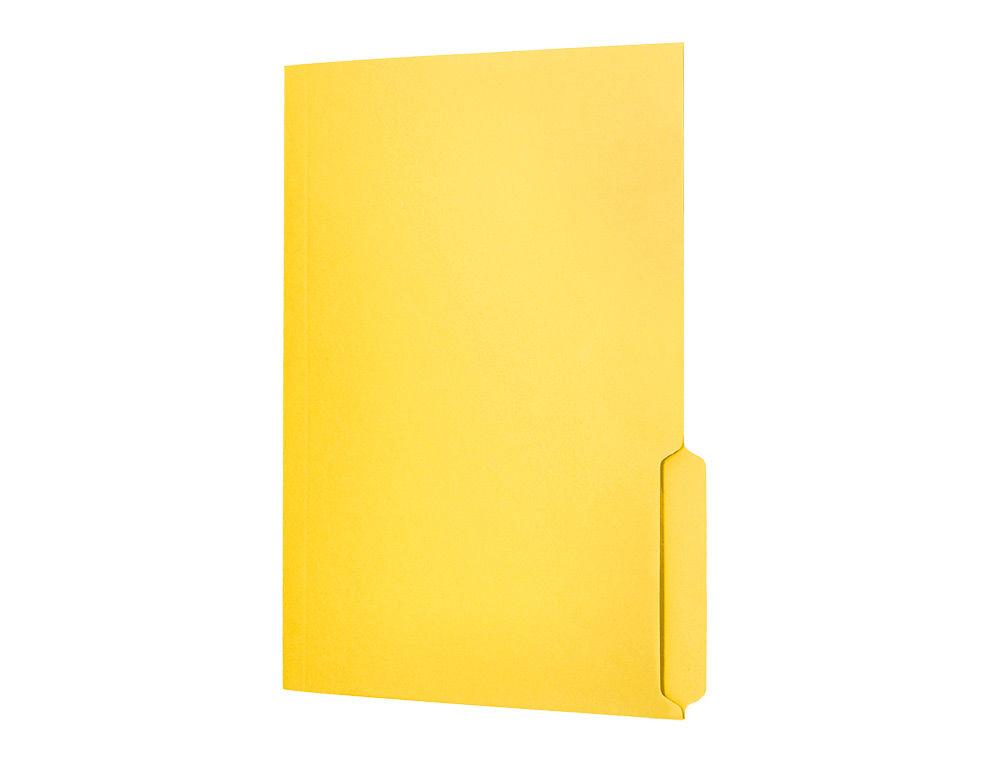 CLASSIFICADOR CARTOLINA LIDERPAPEL A4 PESTANA SUPERIOR 240G/M2 AMARELO