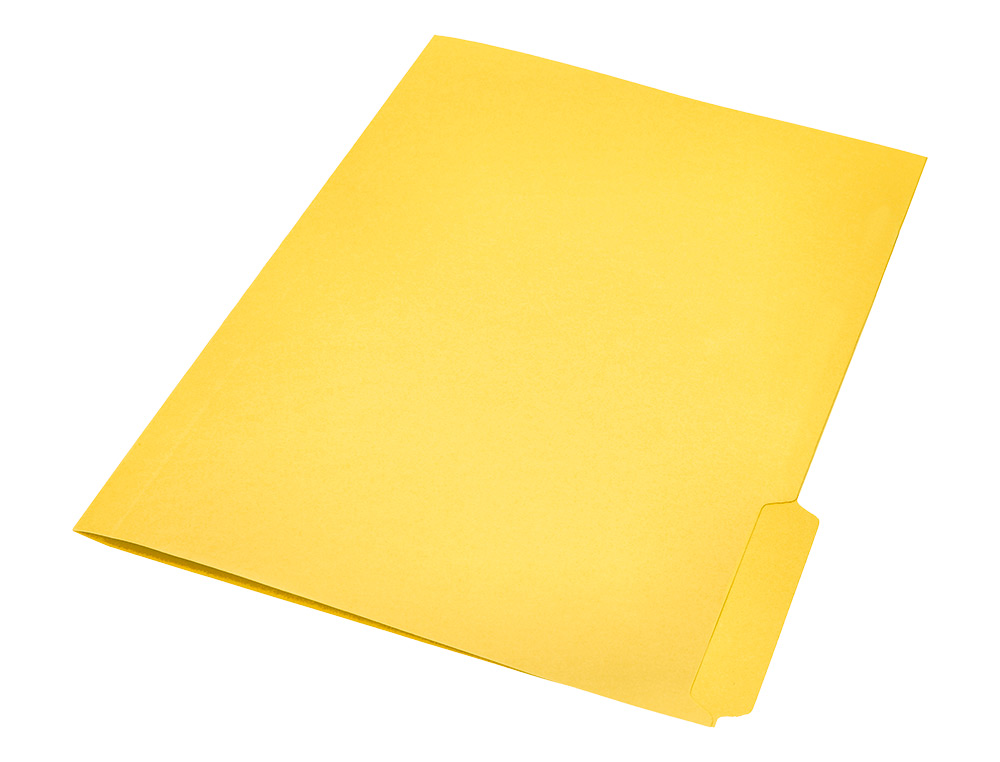 CLASSIFICADOR CARTOLINA LIDERPAPEL A4 PESTANA SUPERIOR 240G/M2 AMARELO