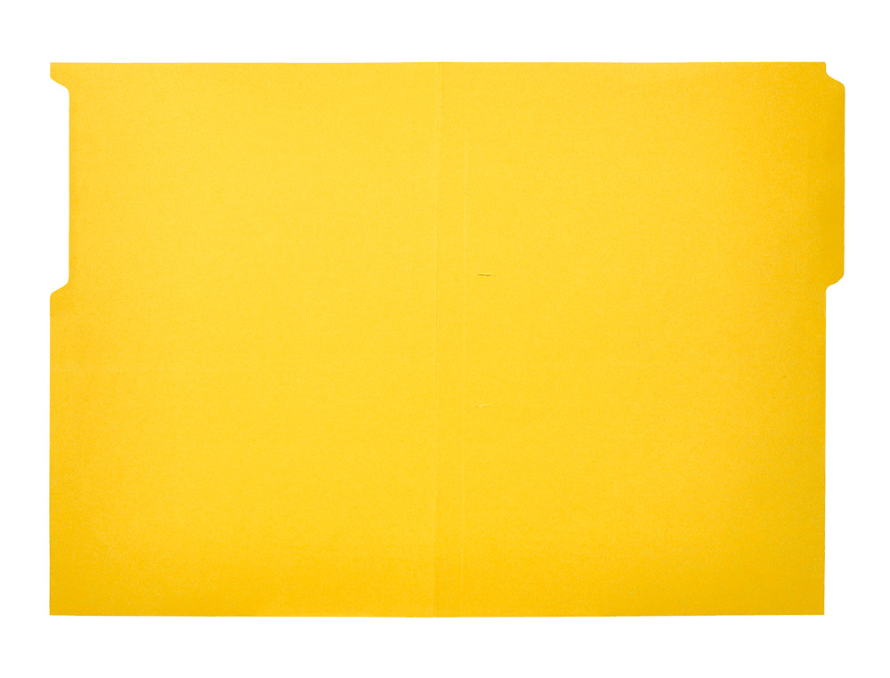 CLASSIFICADOR CARTOLINA LIDERPAPEL FOLIO PESTANA INFERIOR 240G/M2 AMARELO