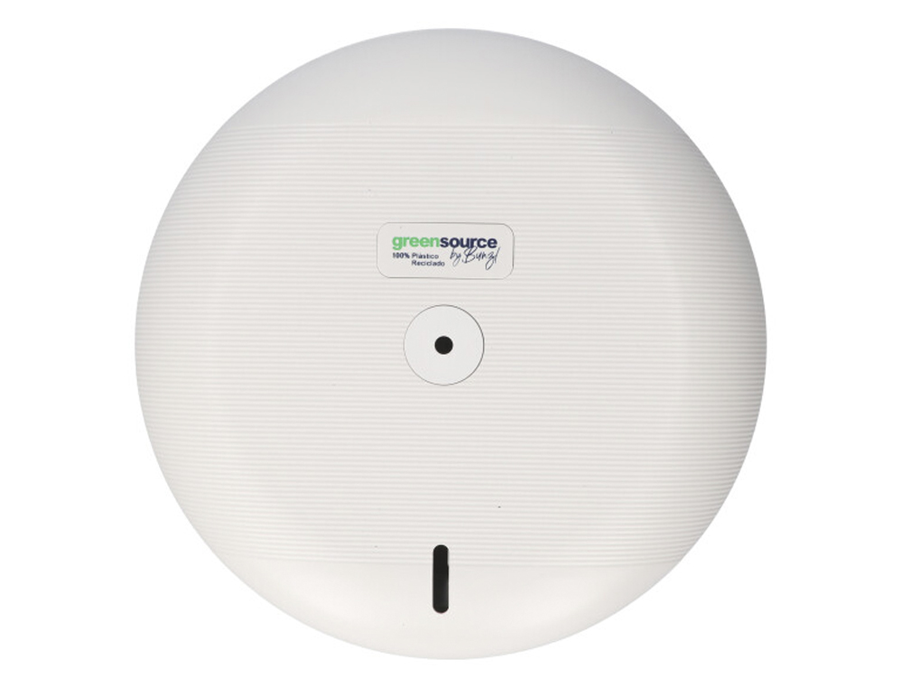 DISPENSADOR PAPEL HIGIENICO INDUSTRIAL GREENSOURCE EXTRACAO CENTRAL COMPACTO FABRICADO EM ABS BRANCO