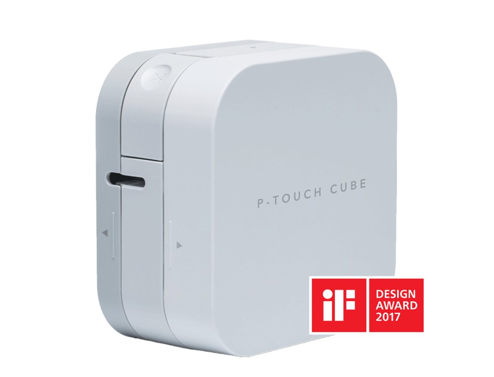 ETIQUETADORA BROTHER PTP300BT CUBE TERMICA BLUETOOTH VELOCIDADE 20 MM/S LARGURA MAXIMA FITA 12 MM