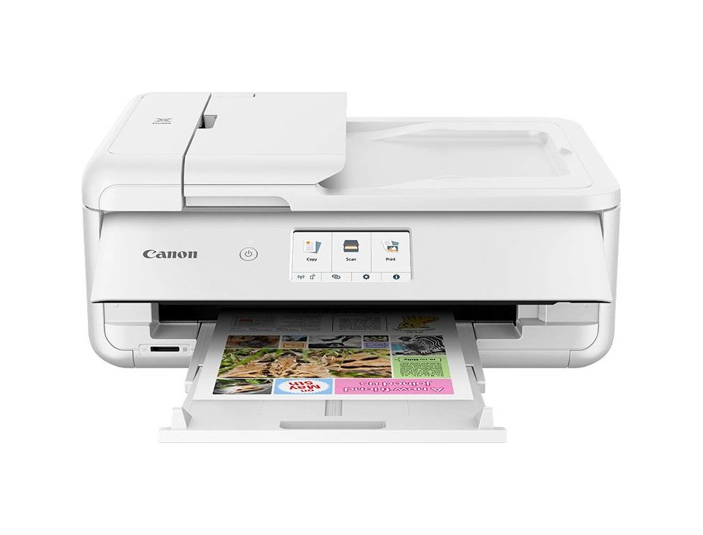 MULTIFUNCOES CANON PIXMA TS9551C TINTA COR 15 PPM PRETO/10 PPM COR A3 IMPRESSORA SCANNER COPIADORA BANDEJA ENTRADA 100 F