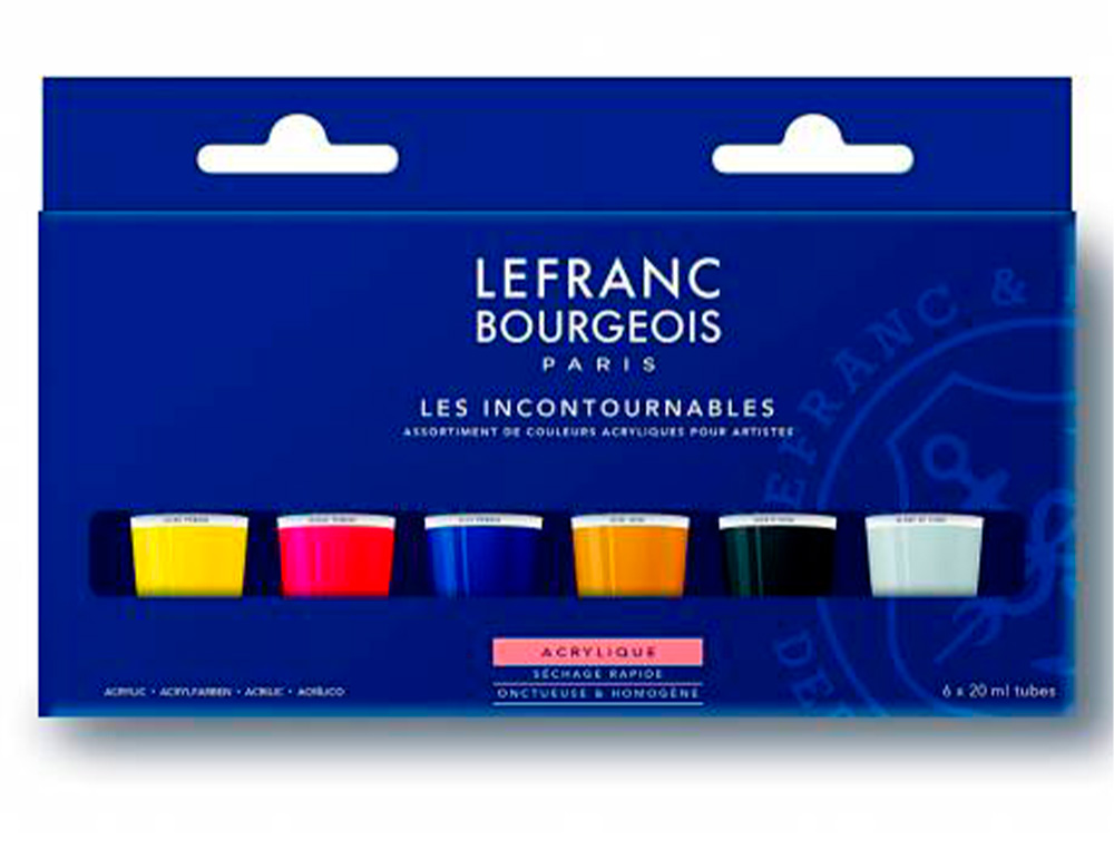 PINTURA ACRILICA L&B FRASCO DE 80 ML CAIXA DE 5 UNIDADES CORES SORTIDAS