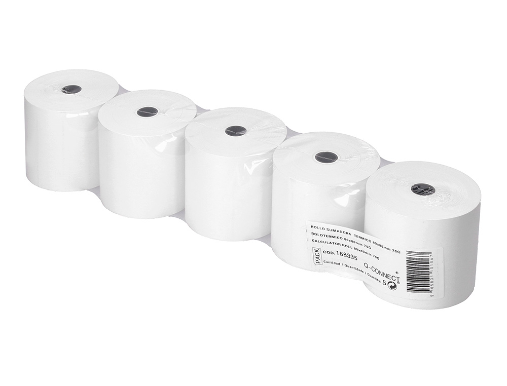 ROLO TERMICO PARA IMPRESSORA GREENING 80 MM LARGURA X 80 MM DIAMETRO SEM BISFENOL EM PAPEL DE 70 GR