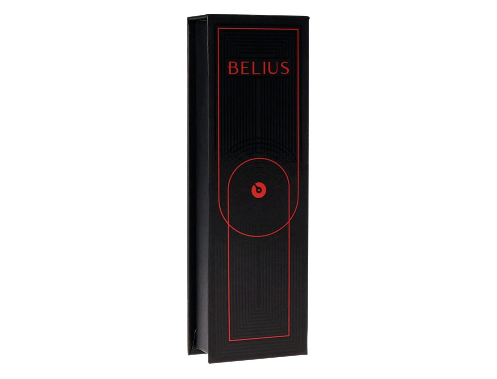 ROLLER BELIUS TURBO ALUMINIO DESENHO VERMELHO E PRETO TINTA AZUL CAIXA DESIGN