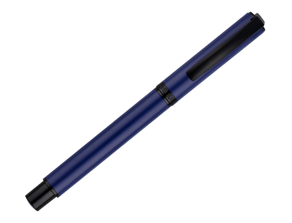 ROLLER BELIUS TURBO ALUMINIO AZUL E PRETO TINTA AZUL CAIXA DESIGN