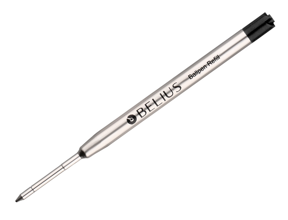 RECARGA ESFEROGRAFICA BELIUS PRETO 0,8 MM CAIXA 3 UNIDADES