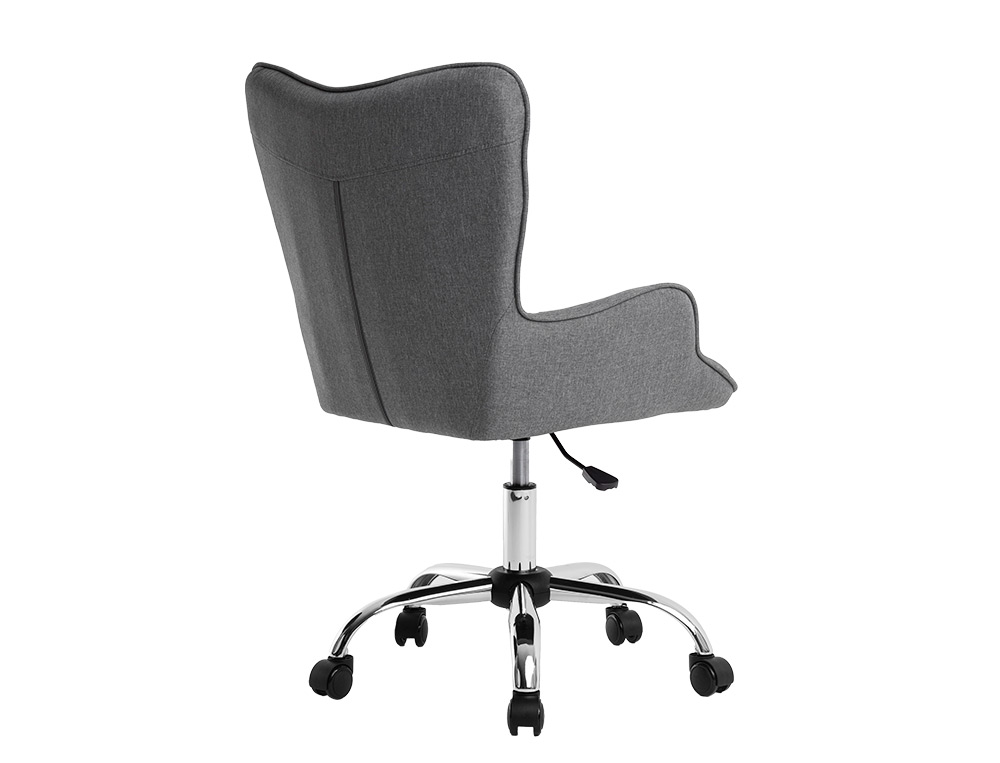 CADEIRA DE ESCRITORIO Q-CONNECT MESSINA BASE METAL ALT MAX 960 MM LARG 570 MM PROF 620 MM RODAS PREMIUM COR CINZA
