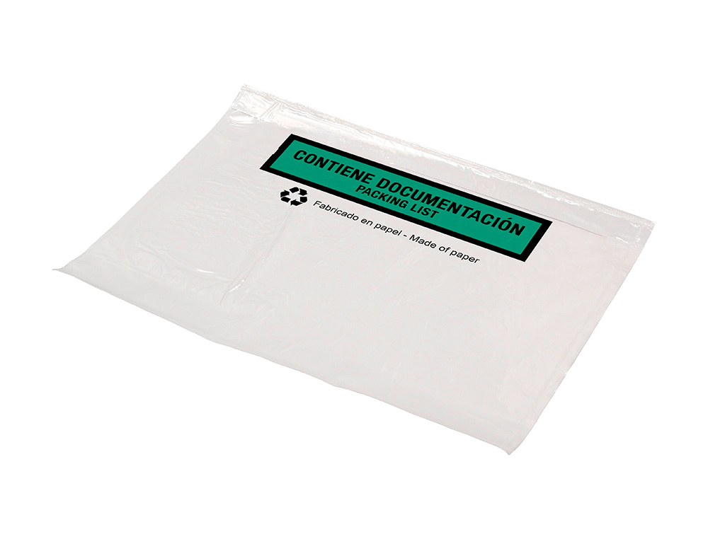 ENVELOPE AUTOADESIVO Q-CONNECT PORTA DOCUMENTOS MULTILINGUE 240X180 MM SEM JANELA 100% PAPEL PACK DE 100 UNIDADES