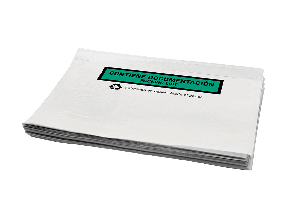 ENVELOPE AUTOADESIVO Q-CONNECT PORTA DOCUMENTOS MULTILINGUE 240X180 MM SEM JANELA 100% PAPEL PACK DE 100 UNIDADES