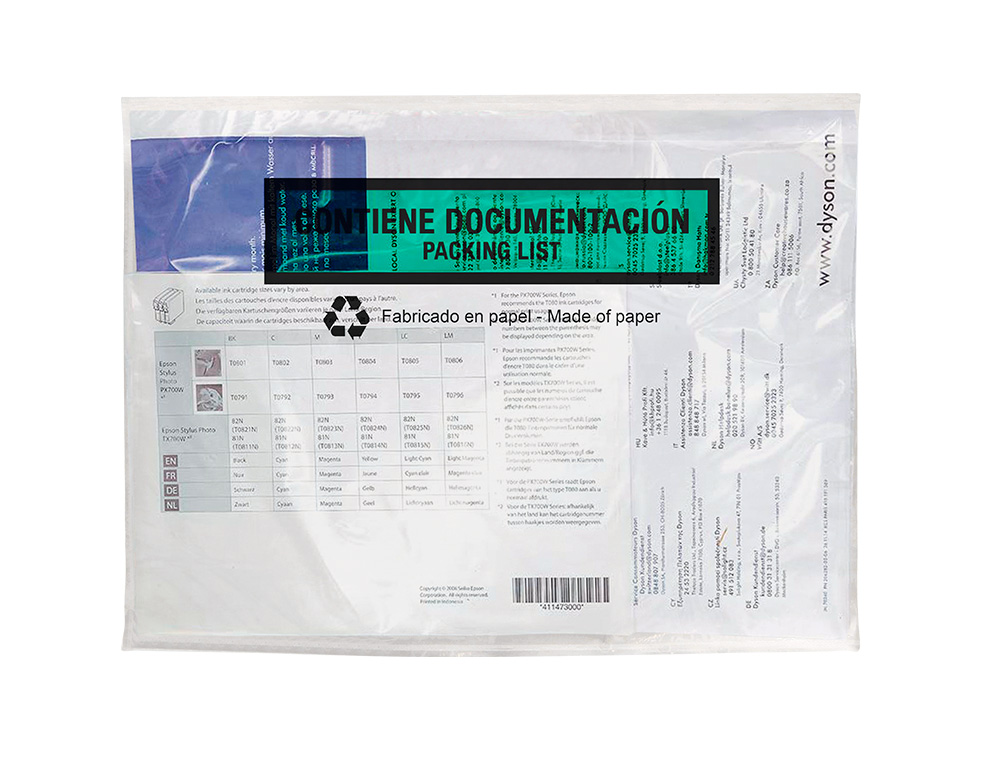 ENVELOPE AUTOADESIVO Q-CONNECT PORTA DOCUMENTOS MULTILINGUE 240X180 MM SEM JANELA 100% PAPEL PACK DE 100 UNIDADES