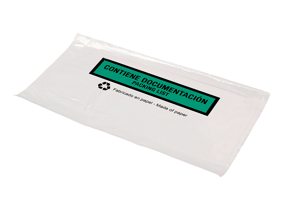ENVELOPE AUTOADESIVO Q-CONNECT PORTA DOCUMENTOS MULTILINGUE 240X135 MM SEM JANELA 100% PAPEL PACK DE 100 UNIDADES