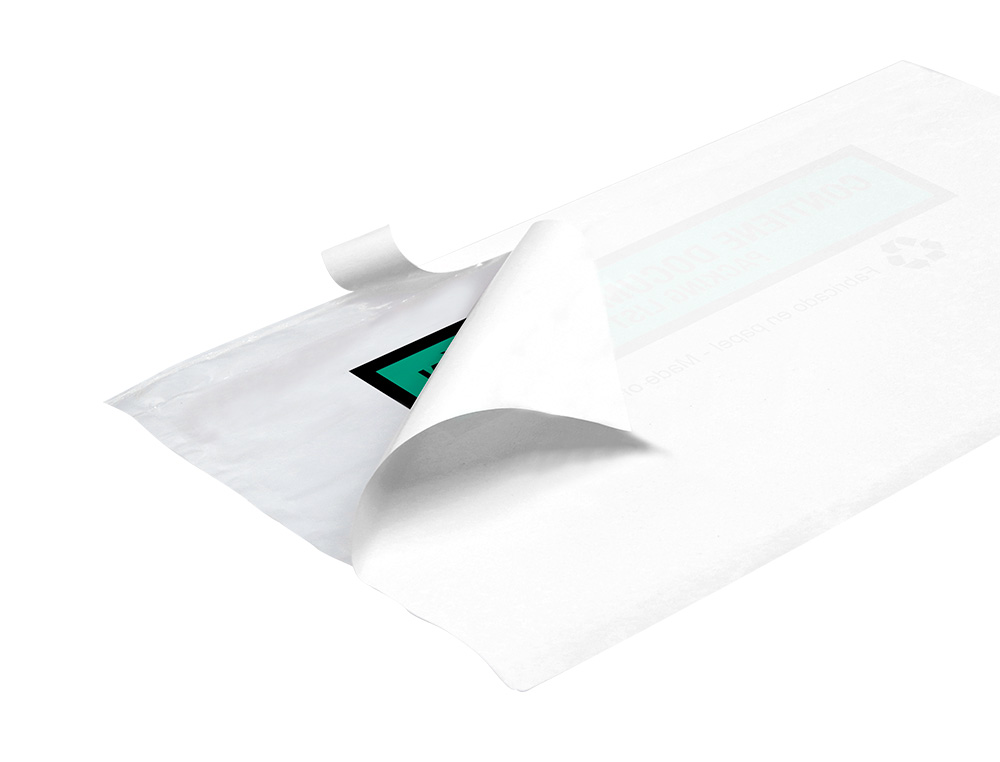ENVELOPE AUTOADESIVO Q-CONNECT PORTA DOCUMENTOS MULTILINGUE 240X135 MM SEM JANELA 100% PAPEL PACK DE 100 UNIDADES