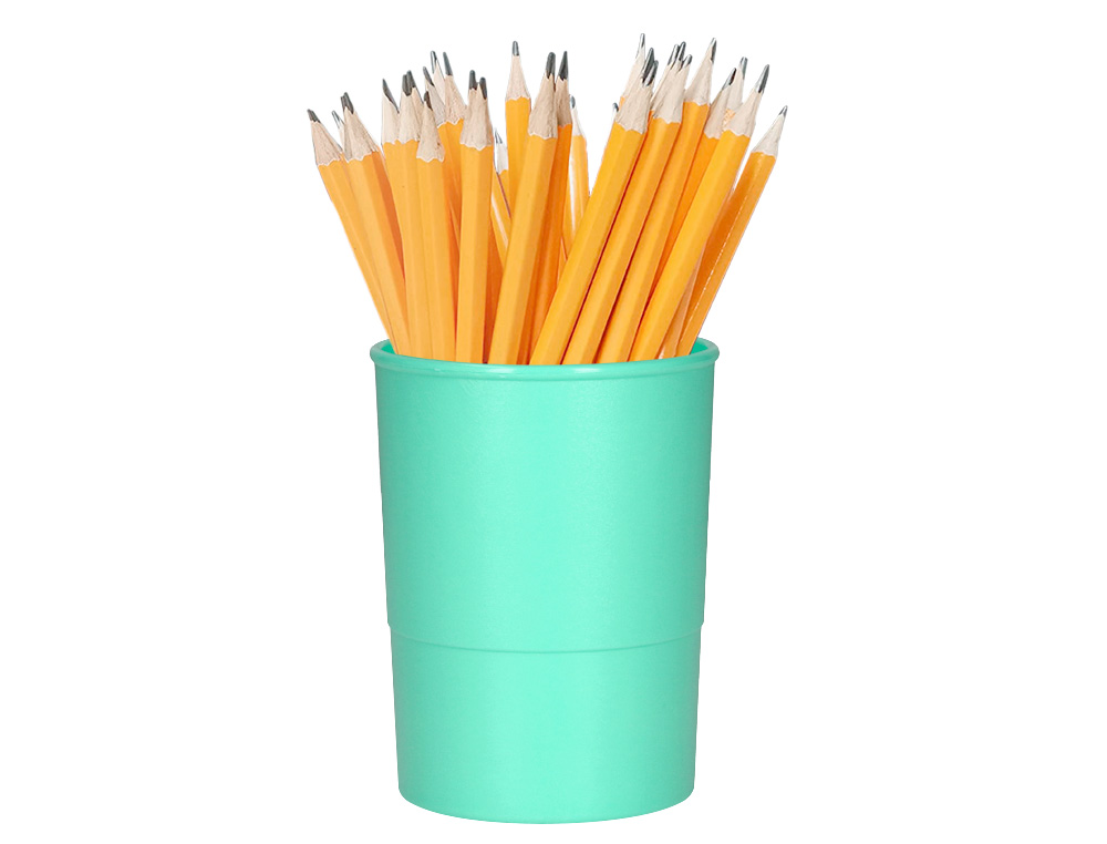 PORTA LAPIS Q-CONNECT PLASTICO MENTA