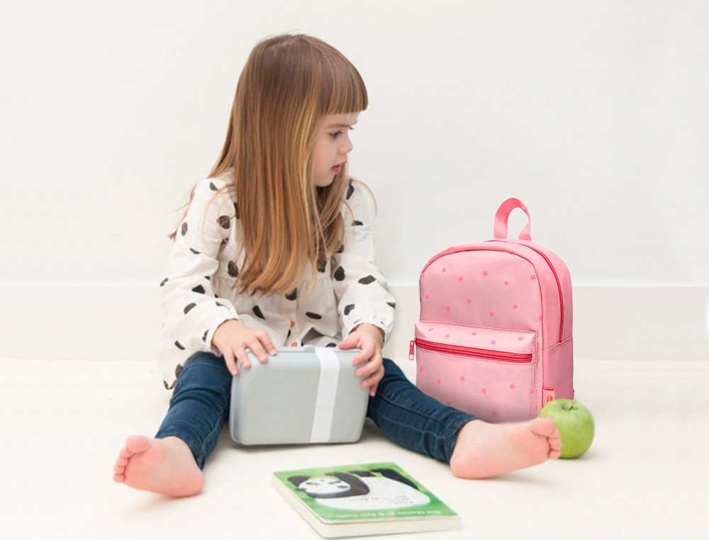 MOCHILA PREESCOLAR LIDERPAPEL INFANTIL DESENHO ROSA 210X115X250 MM