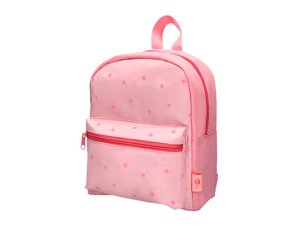 MOCHILA PREESCOLAR LIDERPAPEL INFANTIL DESENHO ROSA 210X115X250 MM