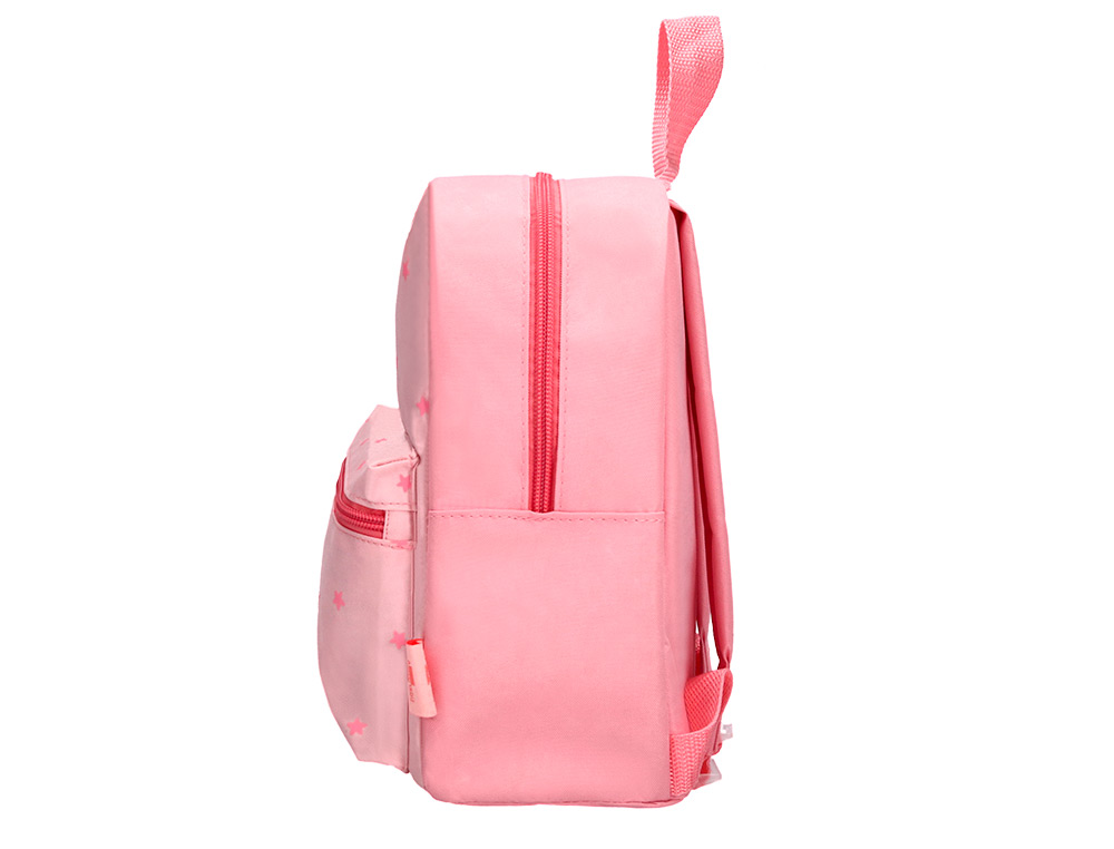 MOCHILA PREESCOLAR LIDERPAPEL INFANTIL DESENHO ROSA 210X115X250 MM