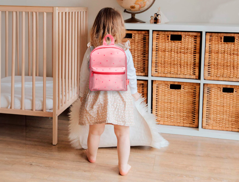 MOCHILA PREESCOLAR LIDERPAPEL INFANTIL DESENHO ROSA 210X115X250 MM