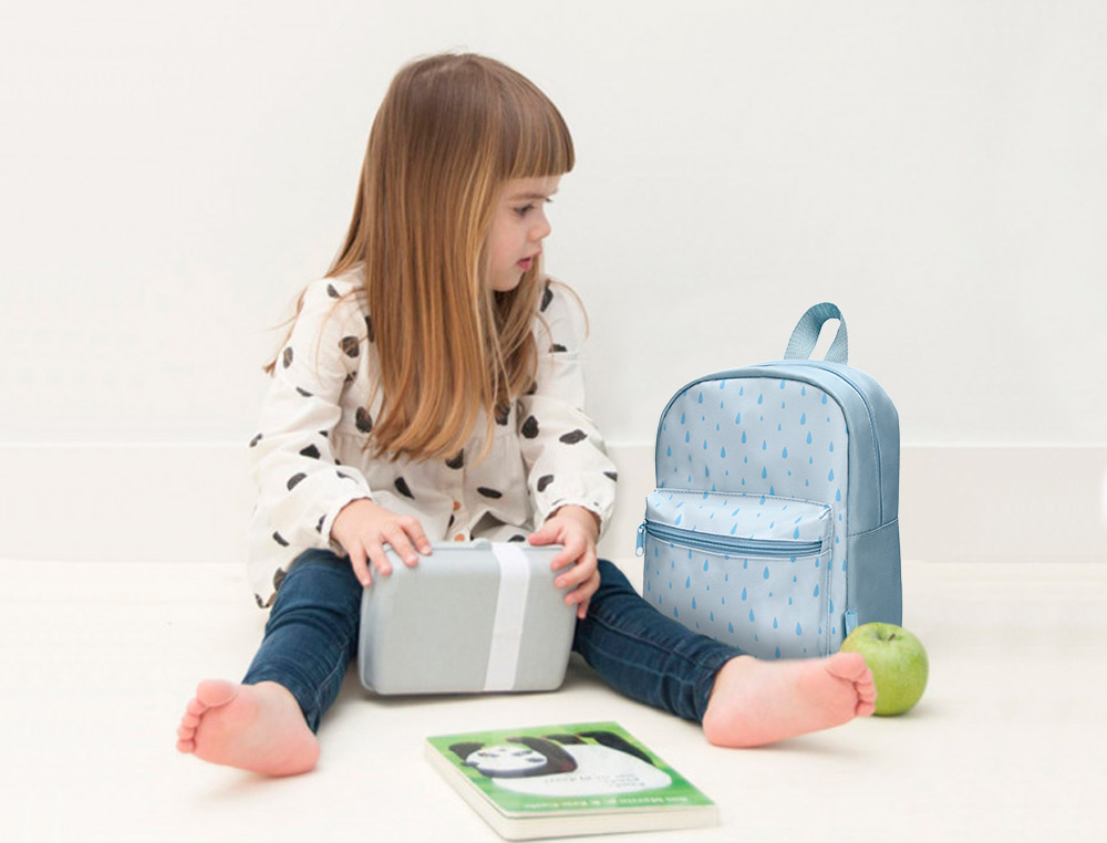 MOCHILA PREESCOLAR LIDERPAPEL INFANTIL DESENHO AZUL 210X115X250 MM