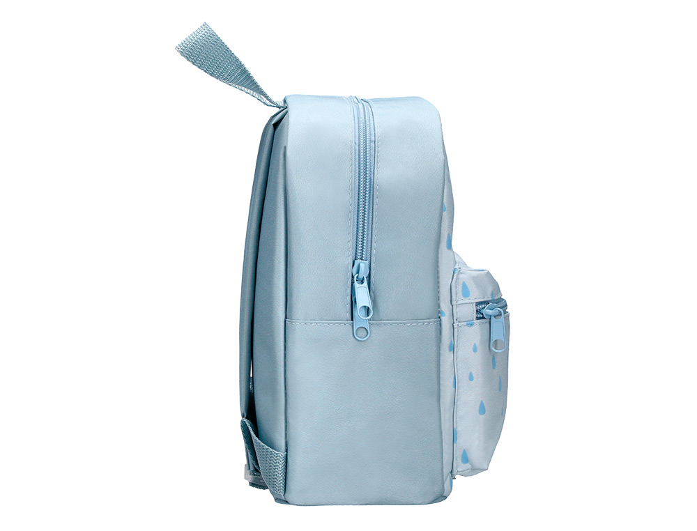 MOCHILA PREESCOLAR LIDERPAPEL INFANTIL DESENHO AZUL 210X115X250 MM