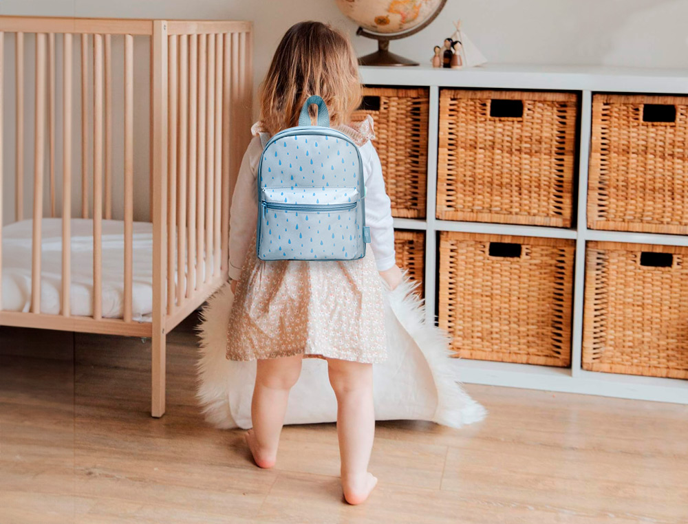MOCHILA PREESCOLAR LIDERPAPEL INFANTIL DESENHO AZUL 210X115X250 MM