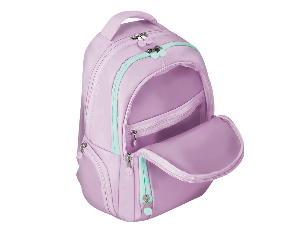 MOCHILA ANTARTIK MULTIBOLSO 19L COMPARTIMENTO PARA PORTATIL E TABLET COR ROXO 450X160X300 MM