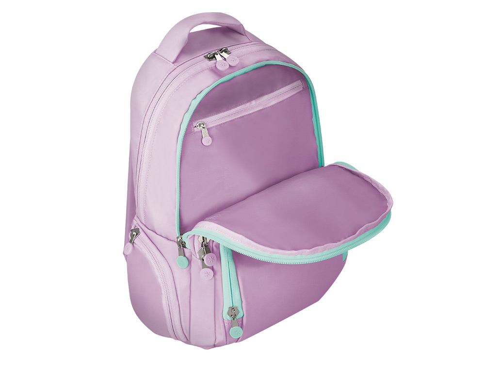 MOCHILA ANTARTIK MULTIBOLSO 19L COMPARTIMENTO PARA PORTATIL E TABLET COR ROXO 450X160X300 MM