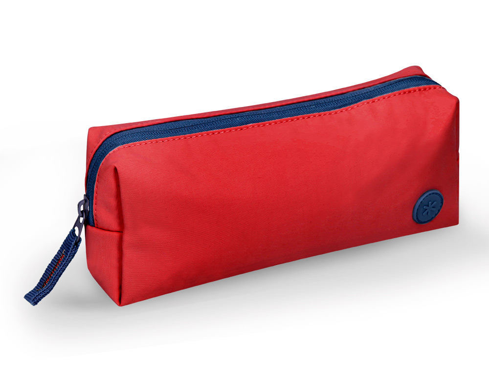 ESTOJO ESCOLAR ANTARTIK 1 COMPARTIMENTO COMPLEMENTO DA MOCHILA TEENS COR GRANATE 80X55X210 MM
