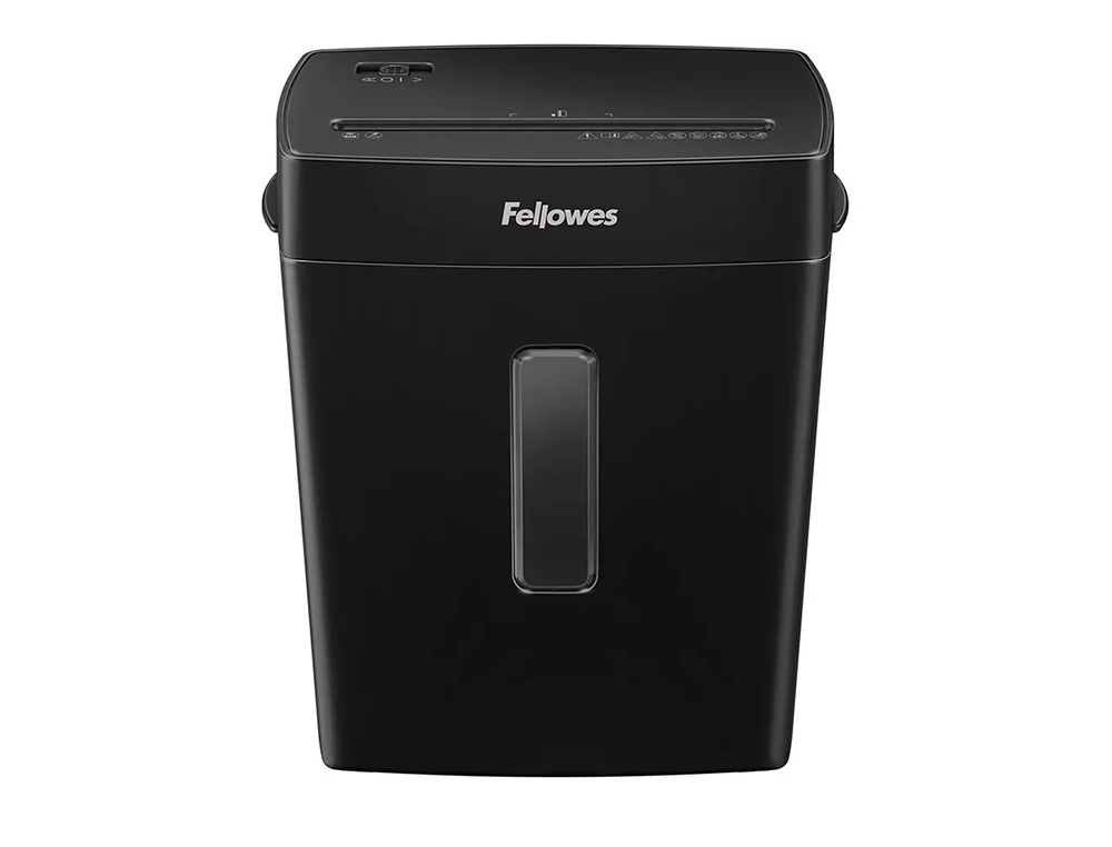 DESTRUIDORA DE DOCUMENTOS FELLOWES P-42C CAPACIDADE 8H SEGURANCA P4 AGRAFES E CARTOES CESTO 15 L