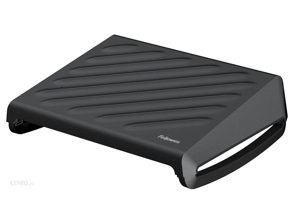 APOIO DE PES FELLOWES BREYTA 3 AJUSTES DE ALTURA 100% RECICLAVEL 490X360X98 MM COR PRETO