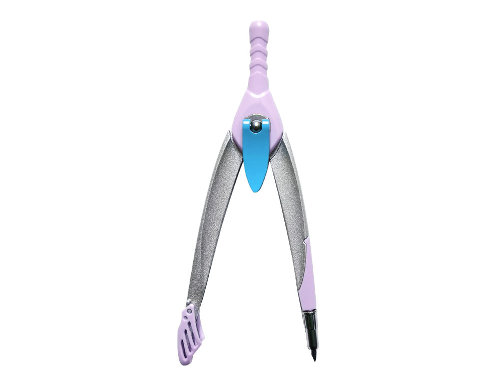 COMPASSO LIDERPAPEL LOCK DEVICE COM ADAPTADOR UNIVERSAL E TUBO DE MINAS COR VIOLETA