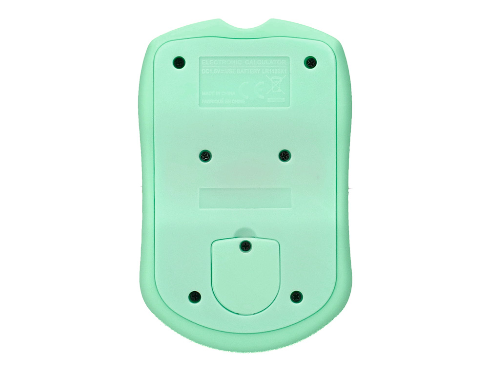 CALCULADORA LIDERPAPEL DE BOLSO XF42 8 DIGITOS SOLAR E PIHAS COR VERDE 94X59,5X10,5MM
