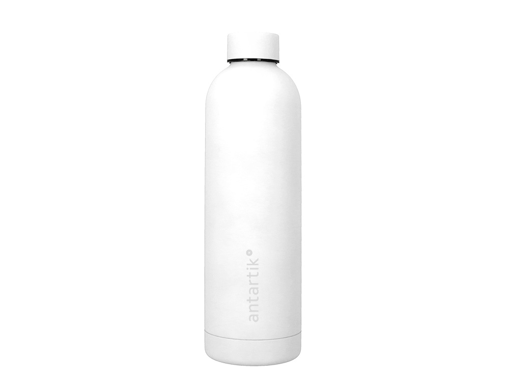 GARRAFA ANTARTIK ISOTERMICA ACO INOXIDAVEL LIVRE DE BPA COR BRANCO 750 ML