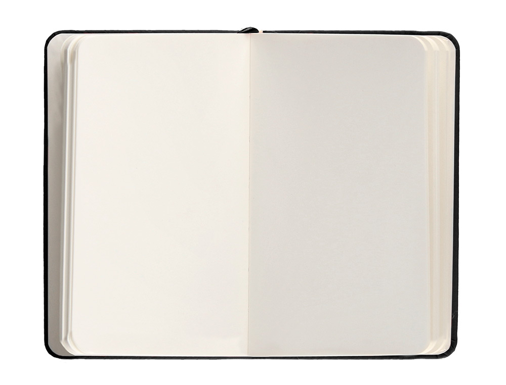 CADERNO COM ELASTICO ANTARTIK NOTES CAPA DURA A6 LISO PRETO 100 FOLHAS 80 GR FSC
