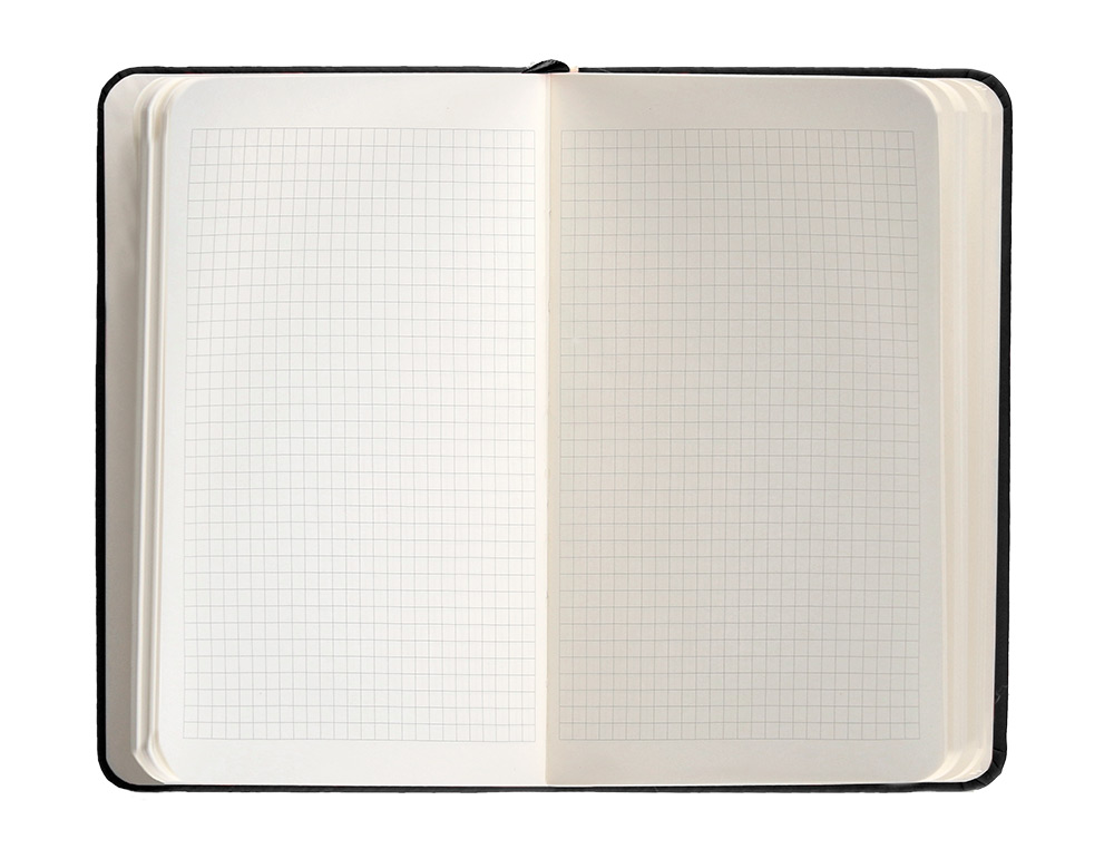 CADERNO COM ELASTICO ANTARTIK NOTES CAPA DURA A6 QUADRICULADO PRETO 100 FOLHAS 80 GR FSC