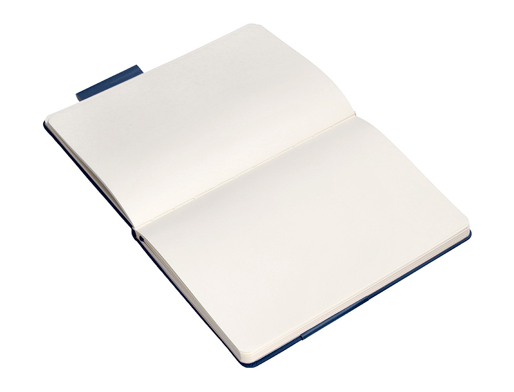 CADERNO COM ELASTICO ANTARTIK NOTES CAPA DURA A5 LISO AZUL MARINHO 100 FOLHAS 80 GR FSC
