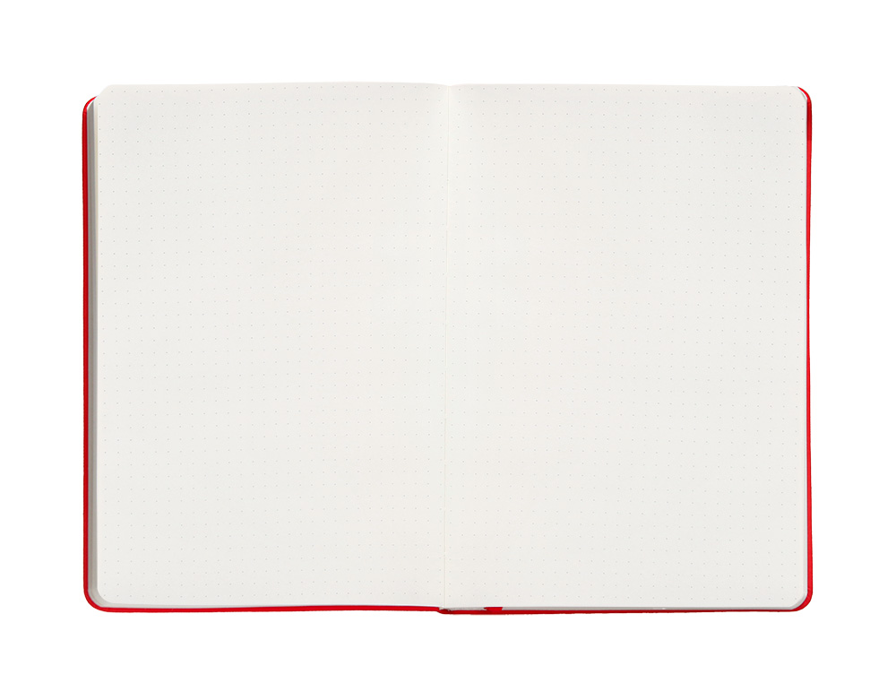 CADERNO COM ELASTICO ANTARTIK NOTES CAPA DURA A4 PONTILHADO VERMELHO 100 FOLHAS 80 GR FSC