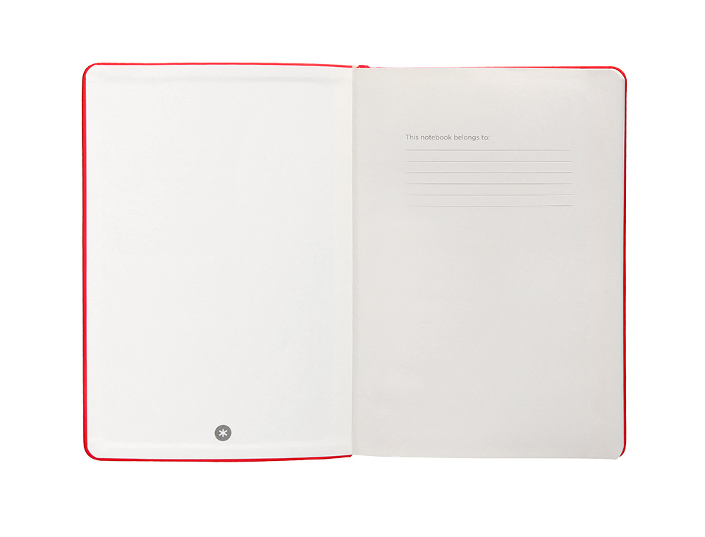 CADERNO COM ELASTICO ANTARTIK NOTES CAPA DURA A4 QUADRICULADO VERMELHO 100 FOLHAS 80 GR FSC