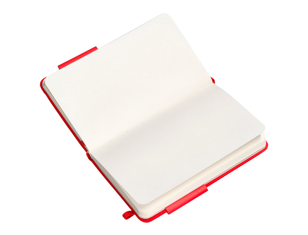 CADERNO COM ELASTICO ANTARTIK NOTES CAPA DURA A6 LISO VERMELHO 100 FOLHAS 80 GR FSC