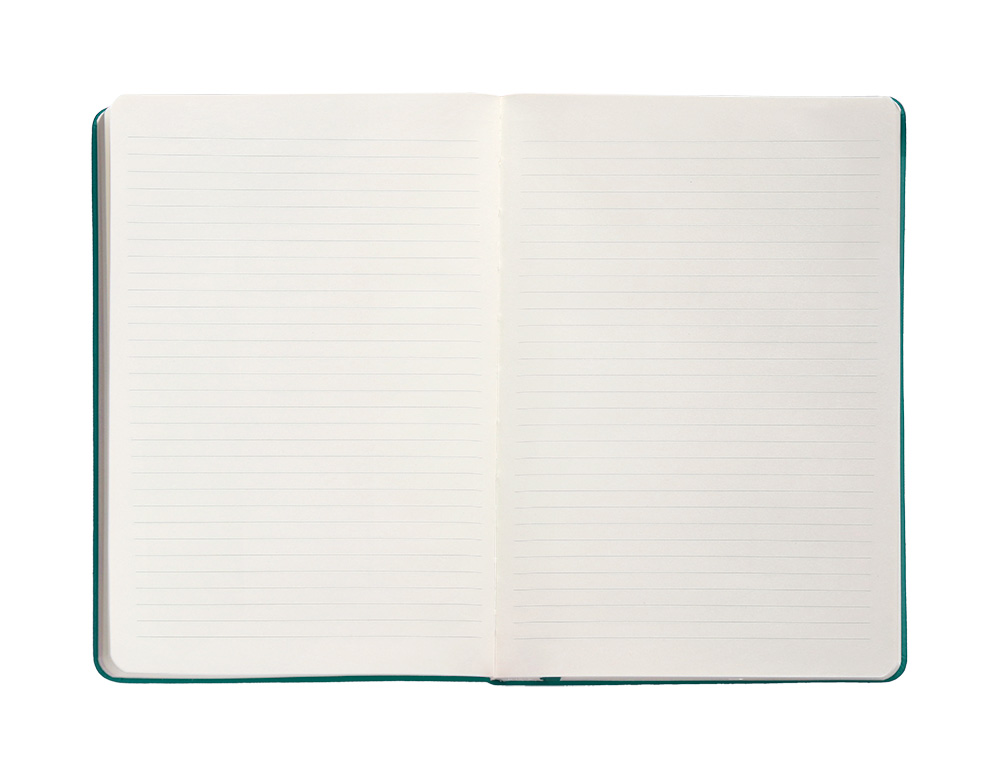 CADERNO COM ELASTICO ANTARTIK NOTES CAPA DURA A4 PAUTADO VERDE AGUA-MARINHA 100 FOLHAS 80 GR FSC
