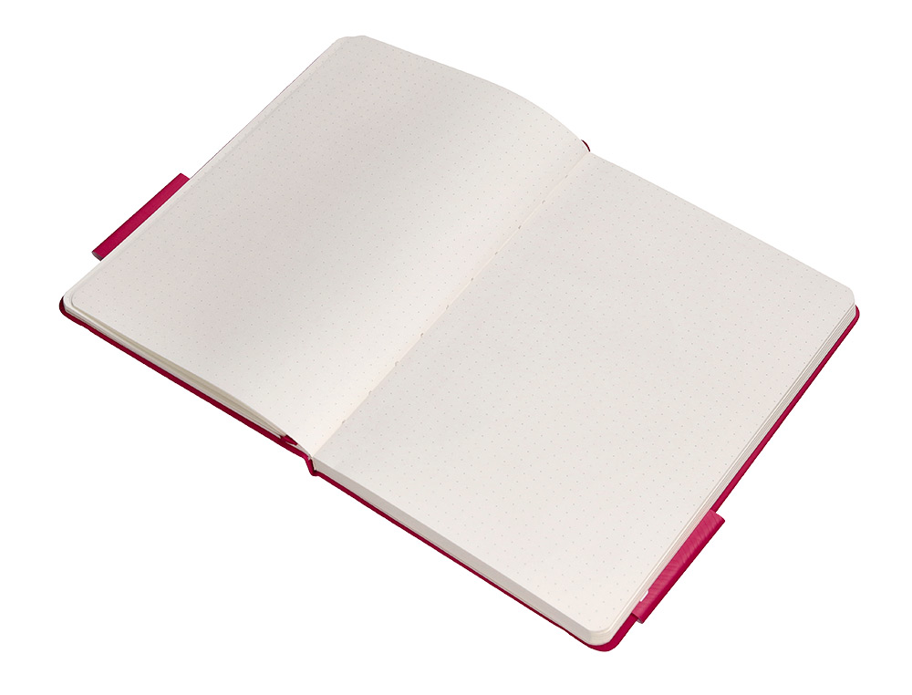 CADERNO COM ELASTICO ANTARTIK NOTES CAPA DURA A5 PONTILHADO FUCSIA 100 FOLHAS 80 GR FSC