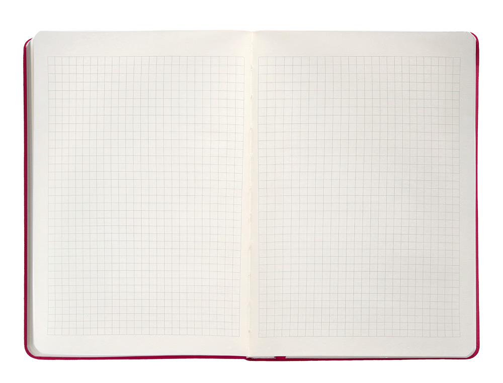 CADERNO COM ELASTICO ANTARTIK NOTES CAPA DURA A5 QUADRICULADO FUCSIA 100 FOLHAS 80 GR FSC